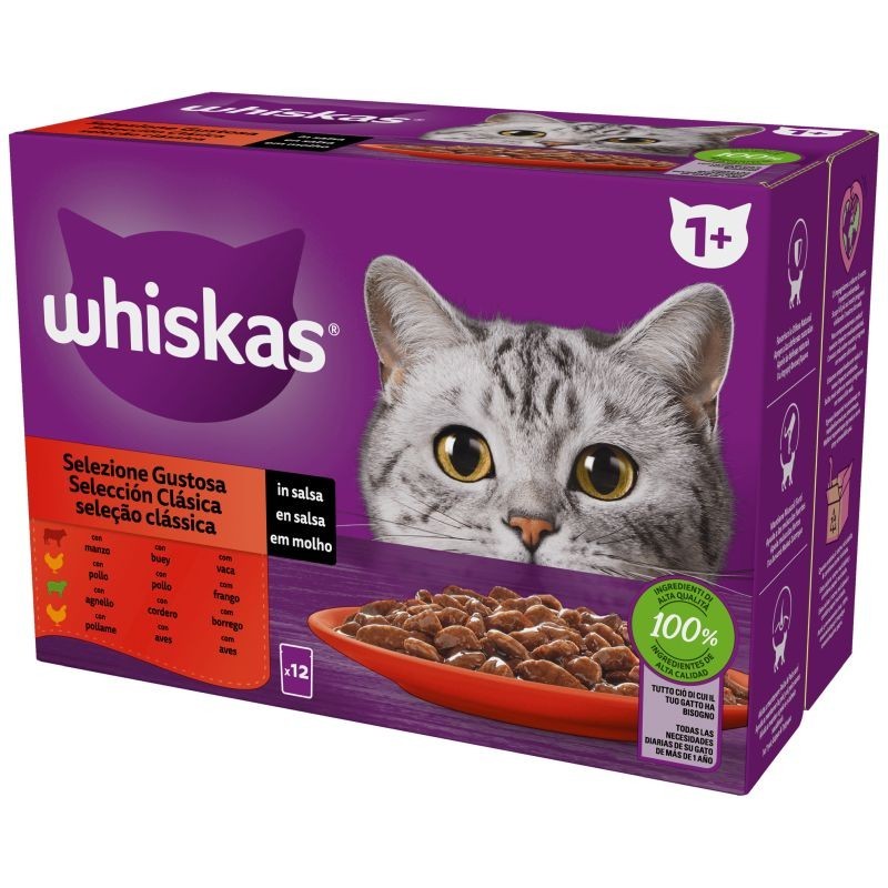 Whiskas Selezione Gustosa in Salsa 12x85g Whiskas Selezione Gustosa in Salsa 12x85g